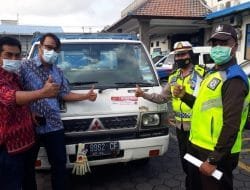 Satlantas Polresta Denpasar Gelar Penerangan Keliling