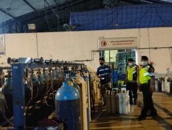 Antisipasi Kelangkaan Oksigen, Satsabhara Polres Badung Sambangi PT Samator