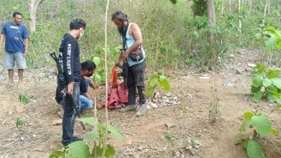 Tim Puma Bubarkan Judi Sabung Ayam, Pelaku Kocar Kacir