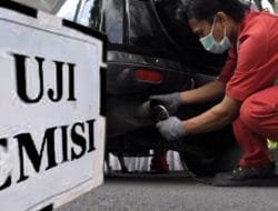 DKI Mulai Tilang Kendaraan Tak Lulus Uji Emisi