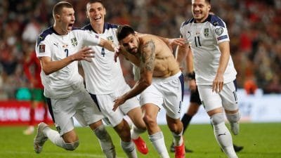 Kalahkan Portugal 2-1, Serbia Raih Tiket Piala Dunia