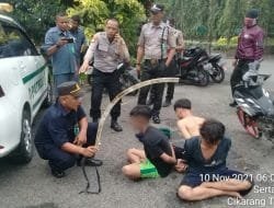 Tiga Begal di Cikarang Berhasil Tertangkap, Pelaku Membawa Senjata Rakitan