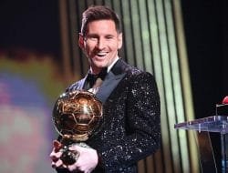 Lionel Messi Raih Ballon d’Or 2021, Ronaldo Posisi 6