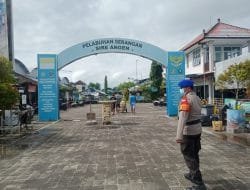 Patroli Dermaga Ponjok Serangan, Satpolairud Polresta Denpasar Sampaikan Pesan Ini ke Warga