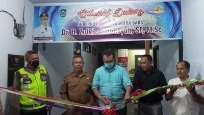 Resmikan Sekretariat Geopark Tambora, Ini Pesan dan Harapan Gubernur NTB