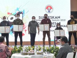 Tim Thomas dan Olimpian Bulutangkis Indonesia, Diganjar Penghargaan