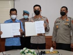 Kapolres Buleleng Tanda Tangani Kerja Sama dengan RRI Singaraja