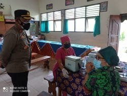 Polsek Ubud Pantau Vaksinasi Khusus Anak-anak