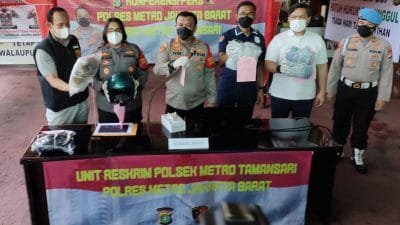 Geng Motor yang Bacok Dua Remaja, Ditangkap Polsek Metro Tamansari
