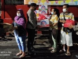 Kapolsek Tambora Bantu Warga Terdampak Kebakaran di Tanah Sereal