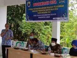 Desa Cileles Gelar Musyawarah Desa