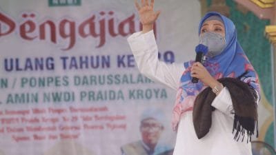 Wagub NTB Dorong Semangat Belajar Santri Ponpes Darussalamah Nurul Amin NWDI