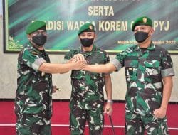 Danrem 082/CPYJ Lepas Letkol Inf Bambang Hariyanto