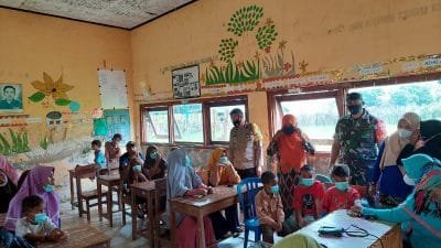 18 Anak Ikuti Vaksinasi Merdeka di Monta