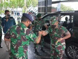 Pangkoarmabar Terima Kunjungan Silaturahmi Pangdam Jaya