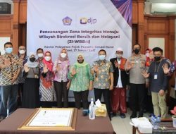 KPP Bekasi Barat Canangkan Pembangunan Zona Integritas WBBM