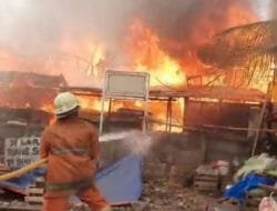 Permukiman Padat di Tambora Kebakaran