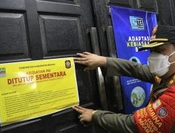 Kafe di Kawasan Senopati Jakarta Selatan Disegel Polisi