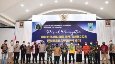 Rayakan HPN 2022, PWI Papua Barat Bertekad Hasilkan Karya Jusnalistik Terbaik