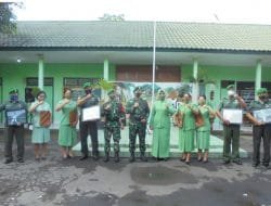 Dandim Tabanan Lepas Personel Purna Tugas dan Terima Prajurit Baru