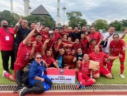 Kalahkan Jawa Timur 3-0, Tim DKI Jakarta Juara Piala Wali Kota Solo