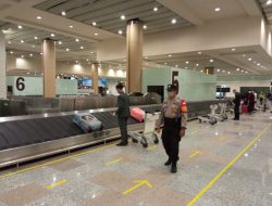 Polsek Udara Lakukan Pengamanan Penumpang Asal Singapur