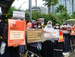 Dukung Muslimah India, Pemuda Jama’ah Muslimin Gelar Aksi Damai