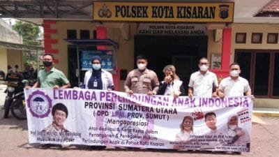 Polsek Kota Kisaran Polres Asahan Terima Penghargaan dari LPAI