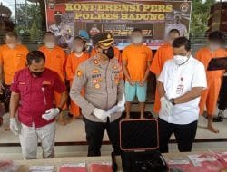 Polres Badung Tetapkan Tujuh Orang Jadi Tersangka, Senpi dan Pin BNN Jadi Sorotan