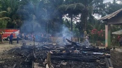 Rumah Karyawan PTPN III Ludes Diamuk Si Jago Merah
