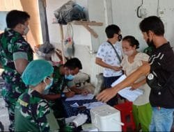 TNI Gencar Gelar Vaksinasi di Kabupaten Tabanan