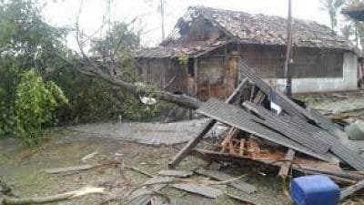 Lima Rumah Warga Rusak Diterjang Angin Puting Beliung