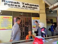 Cegah Terpapar Covid-19, Polres Asahan Cek Kesehatan Tahanan secara Berkala