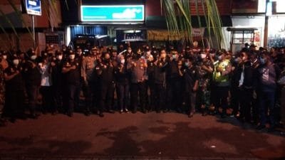 Apel Gabungan Antisipasi Gangguan Kamtibmas di Wilayah Rengas