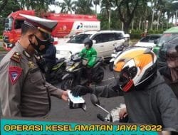 Satlantas Polres Tangsel Gelar Operasi Keselamatan Jaya 2022