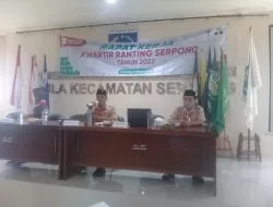 Kwartir Pramuka Kecamatan Serpong Gelar Rapat Kerja Tahunan