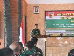 Korem 082/CPYJ Sosialisasikan Pembinaan Ketahanan Pangan