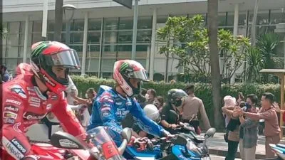 Pembalap MotoGP 2022 Sapa Warga Jakarta