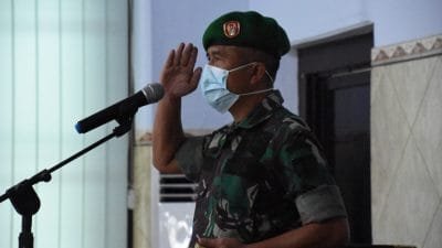 Danrem 082/CPYJ Pimpin Laporan Korps Kenaikan Pangkat