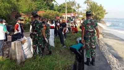Dandim Klungkung Komitmen Peduli Kebersihan