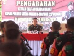Kunjungi Papua, Kasad Cek Langsung Prajurit Satgas Yonif 123/RW
