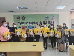 Tebar Keberkahan Ramadhan, IIPG Serahkan Bingkisan Lebaran untuk PWI Jaya