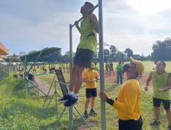 Jaga Fisik Prima, Personel Kodim 1619/Tabanan Tes Kesegaran Jasmani