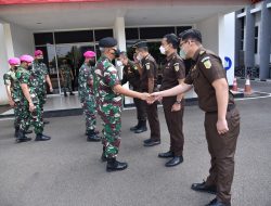 Jampidmil Kejagung Kunjungi Korps Marinir Sosialisi Tupoksi dalam Penegakan Hukum