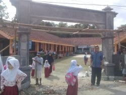 SDN 01 Sarageni Bangun Pagar Sekolah Pakai Dana BOS