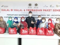 Gelar Halal Bihalal, IKWI Jaya Kembali Berbagi