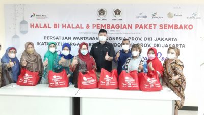 Gelar Halal Bihalal, IKWI Jaya Kembali Berbagi