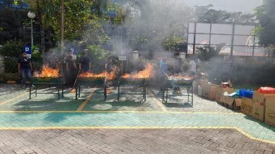 Kejari Jakpus Musnahkan Narkoba, Kokain dan Ribuan Pil Ekstasi