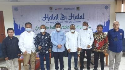 Pererat Silaturahmi, Wagub Ariza Hadiri Halal Bihalal PWI Jaya