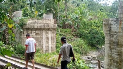 Penyelesaian Pembangunan Jembatan Idano Goto Lolowa’u Dipertanyakan
